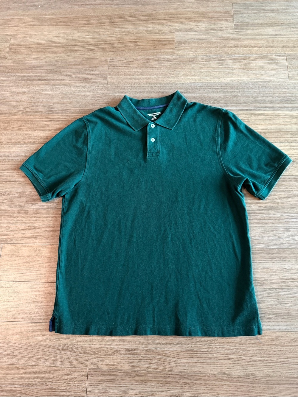 Amazon Essentials Men's Large Cotton Polo Shirts Set of 2 Navy Blue Green - Picture 9 of 13